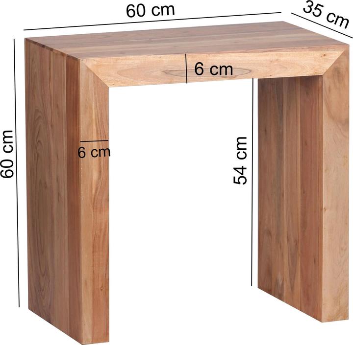 Actual product image Wohnling Mumbai (60 x 35 x 60 cm)