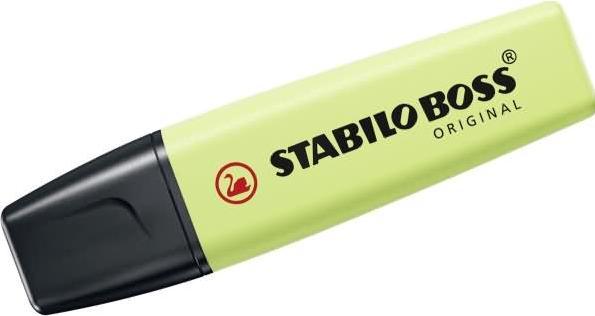 Image du produit STABILO Surligneur BOSS ORIGINAL Pastel (Jaune-vert, Vert, 5 mm, 1 x)