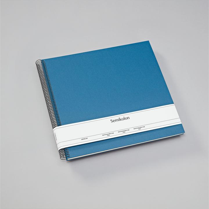 Produktbild Semikolon FOTORINGBUCH 34x32 25bWEISS AZZURRO (13 x 18 cm, 10 x 15 cm, 9 x 13 cm)