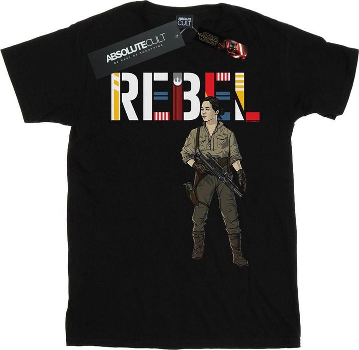 Actual product image Star Wars Mens The Rise Of Skywalker Rebel Rose T-Shirt (4XL)