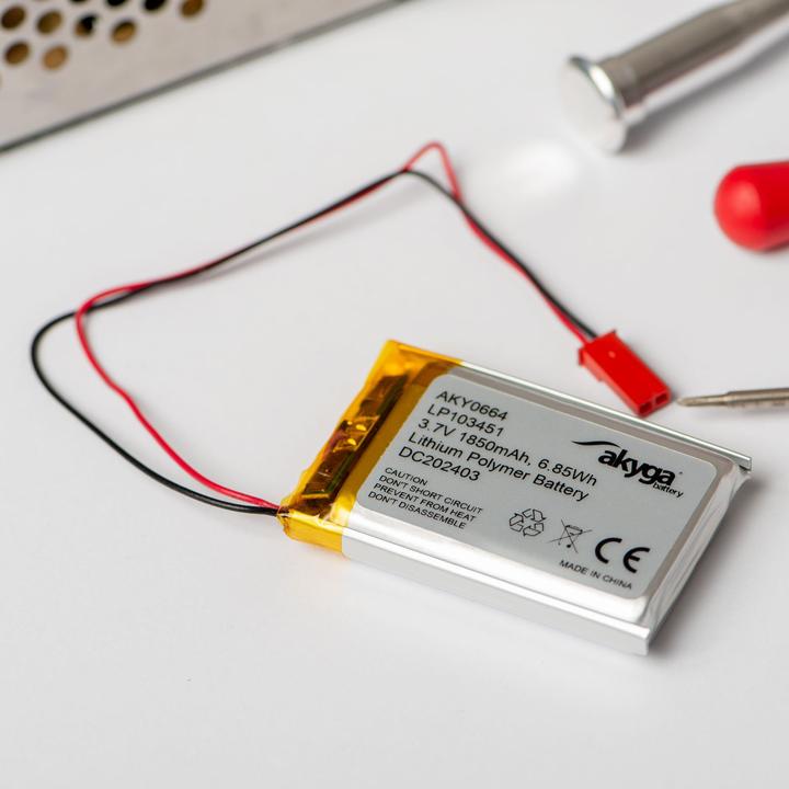 Image du produit Akyga LP903759 Akkupack x Spezial-Akku LiPo 3.7 V 2200 mAh (3.70 V, 2200 mAh)