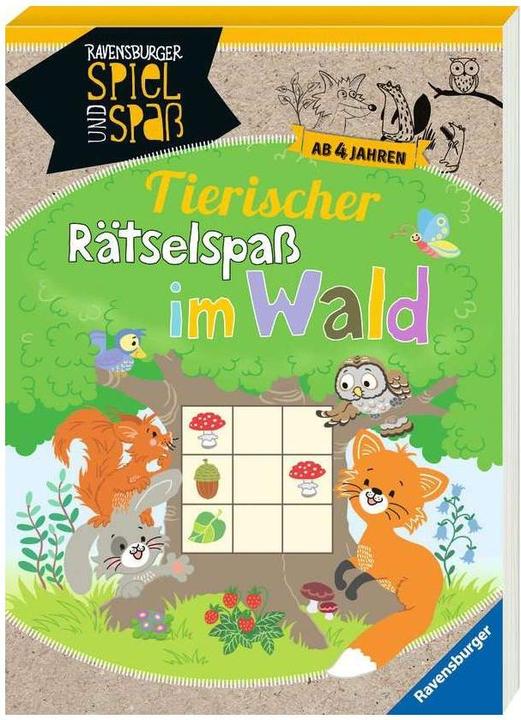Immagine prodotto Ravensburger Tierischer Rätsel-Spass im Wald (Tedesco, Andrea Doelling, Dominique Conte, Raffaela Schütterle, 2021)