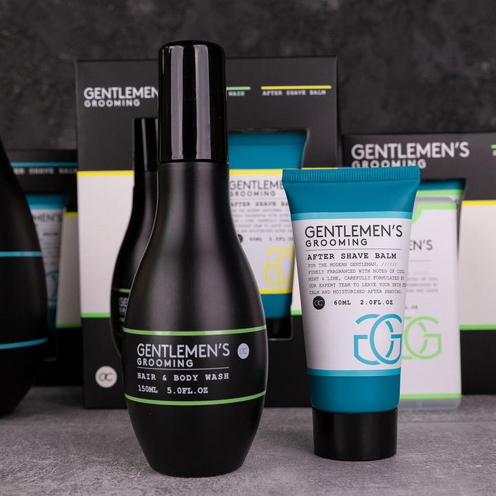 Image du produit Accentra Coffret cadeau pour le bain GENTLEMEN'S GROOMING, comprenant 150ml Hair & Bodywash, 60ml After (Set soin capillaire)