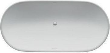 Duravit Vasca da bagno LUV 1600x750 free-standing 2 spioventi posteriori bianco (166 l, 160 cm, 75 cm)