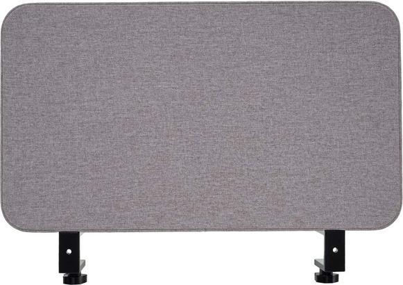 Actual product image Mendler Desk whiteboard, office privacy screen partition desk magnetic board pin board, fabric/textile - (60 x 35 x 3 cm)