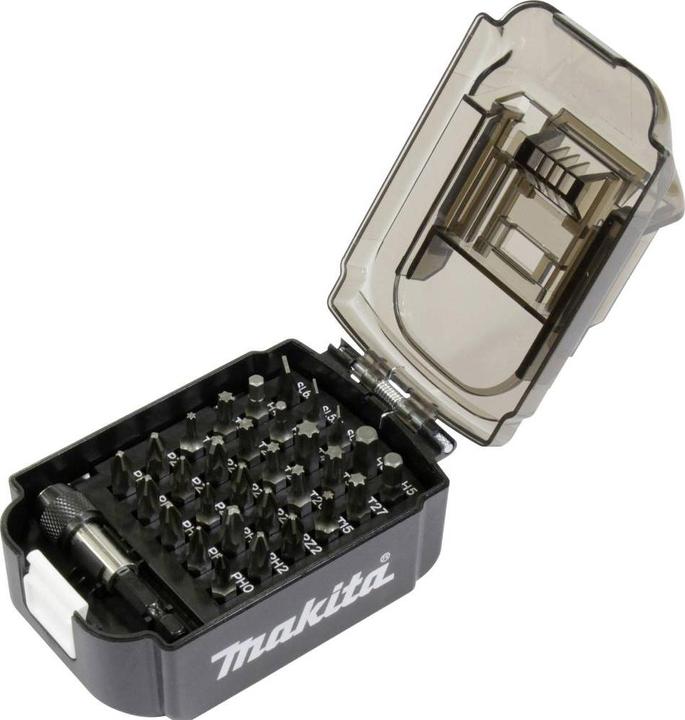 Image du produit Makita Jeu d'embouts (PH, T27, PH2, T40, H6, PZ2, PH1, H3, T10, PH0, SL 1.2 x 6.5, T15, PZ1, T20, SL 0,8 x 5,5, H4, PH3, PZ3, H5, SL 0,6 x 4,5, T25, T30, PZ0)