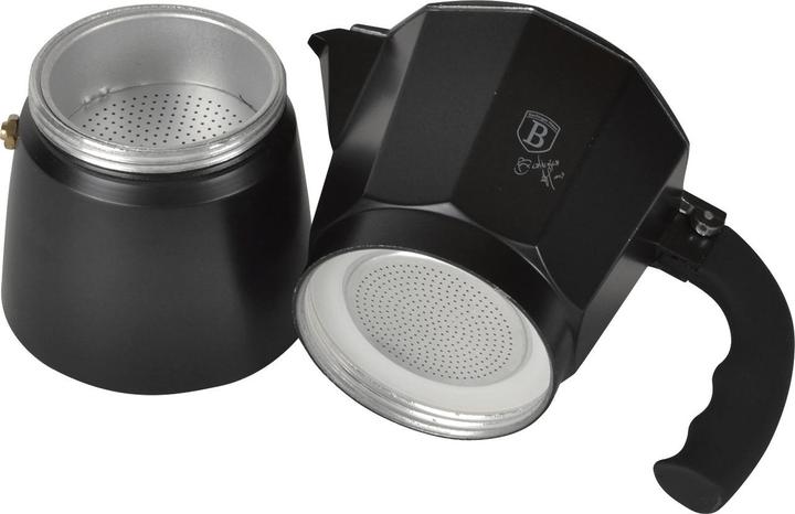 Productafbeelding BerlingerHaus Design espressomachine voor 6 porties, zwart en roségoud (6 T.)