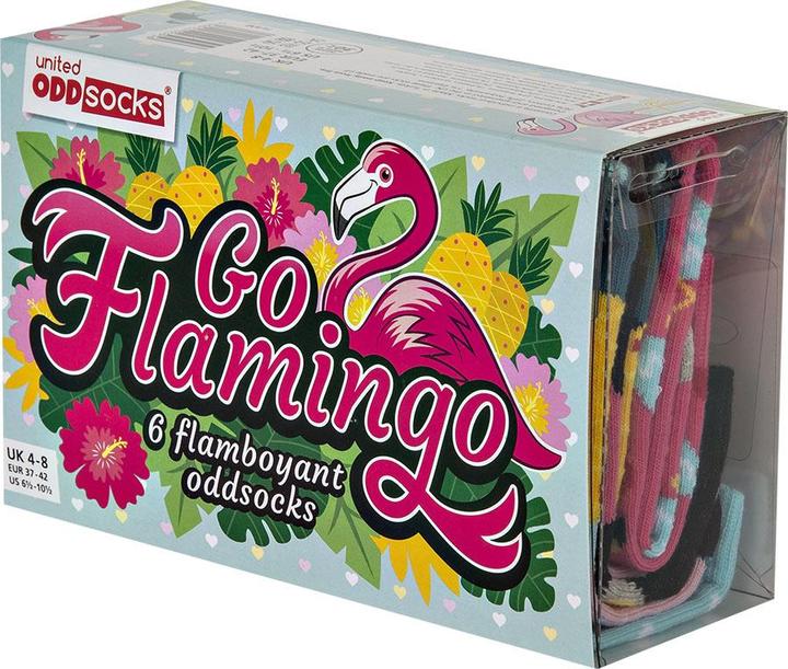 Image du produit United Oddsocks Allez Flamingo (Lot de 3, 37 - 42)