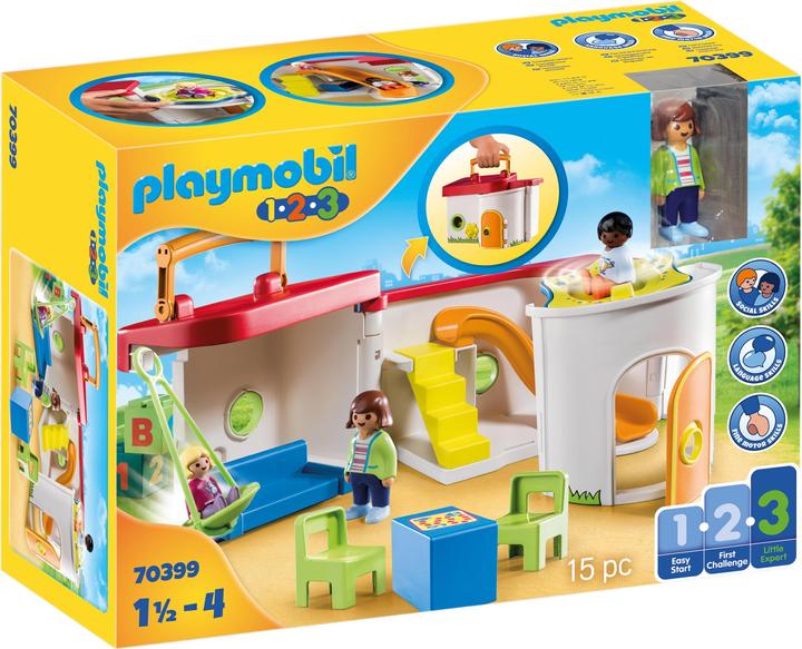 Image du produit Playmobil Mon jardin d'enfants à emporter (70399, Playmobil 1.2.3)