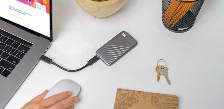 Actual product image WD My Passport SSD (500 GB)