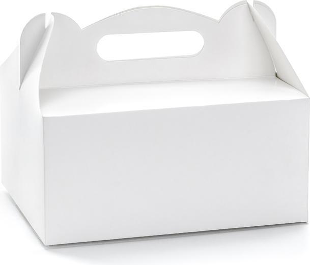 Immagine prodotto Partydeco Scatole decorative per torte nuziali, bianche, 19x14x9cm (1 confezione / 10 pz.)