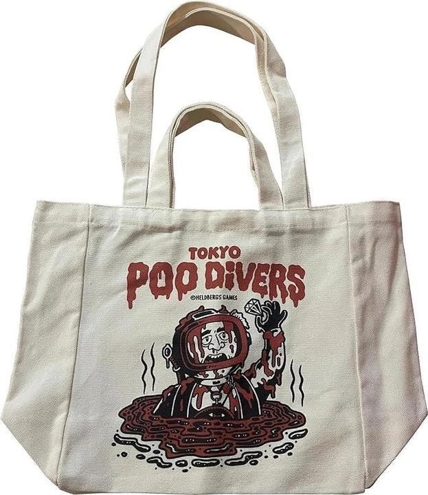Immagine prodotto Heldbergs Games Tote Bag „Tokyo Poo Divers“ - Tragetasche