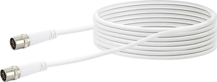 Image du produit Schwaiger KDAK75 532 7.5m F F Blanc Câble coaxial (10 dB, Câble satellite)