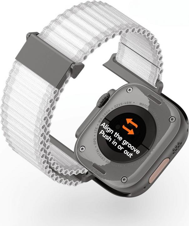 Produktbild Dux Ducis Apple Watch 44/45/46/49mm - Nylon Stoff Ersatzarmband (44 mm, 45 mm, 42 mm, 49 mm, Nylon)