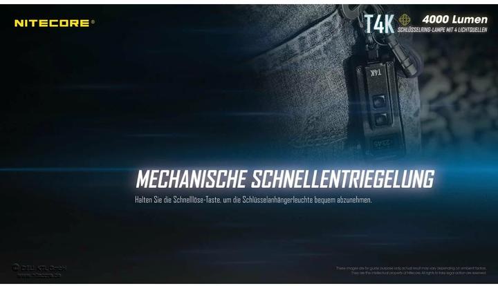 Actual product image Nitecore T4K - 4000 lumen (8.20 cm, 4000 lm)