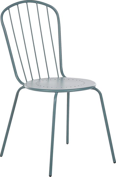 Produktbild Beliani Gartenmöbel Set Metall hellblau 4-Sitzer CALVI (160 cm)