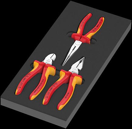 Productafbeelding Wera Schuimrubberen inzet KNIPEX tangenset VDE 1 9784