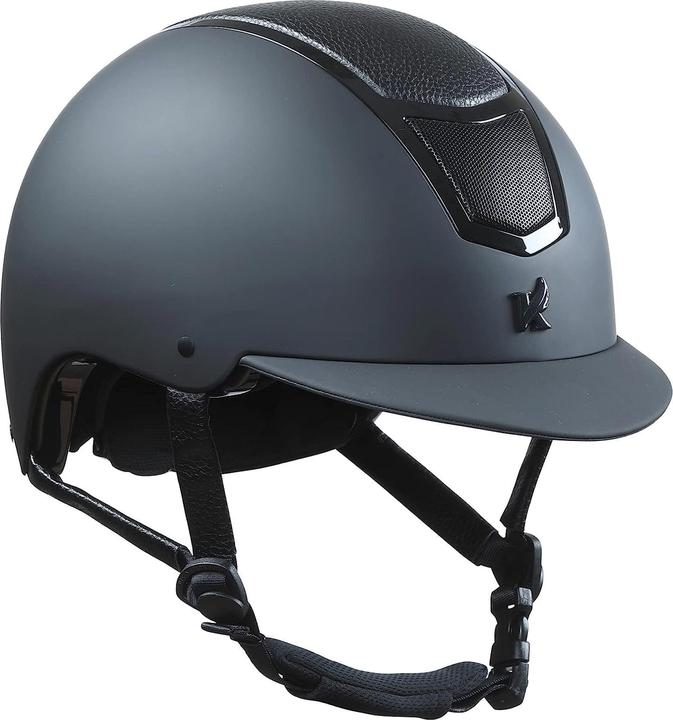 Actual product image Karben Leather panelling riding helmet Avena (53, 55, 54 C)