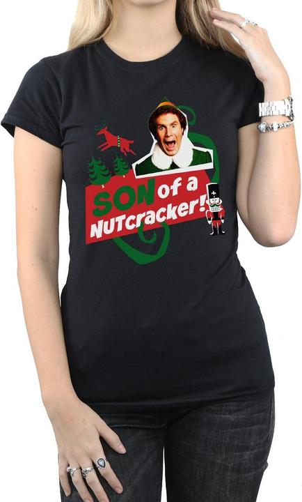 Immagine prodotto Elf Son Of A Nutcracker Maglietta Donna (XXL)