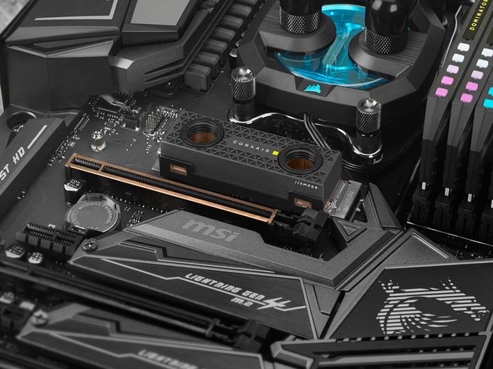 Actual product image Corsair MP600 Pro XT Hydro X Edition (4000 GB, M.2 2280)