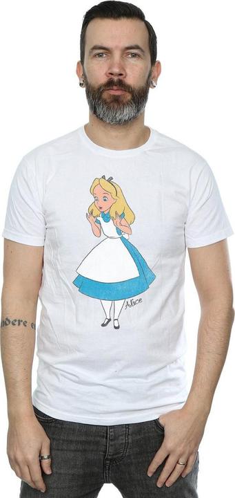 Actual product image Disney Mens Alice In Wonderland Surprised Alice T-Shirt (XL)