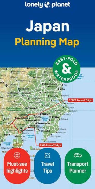 Actual product image Japan Planning Map