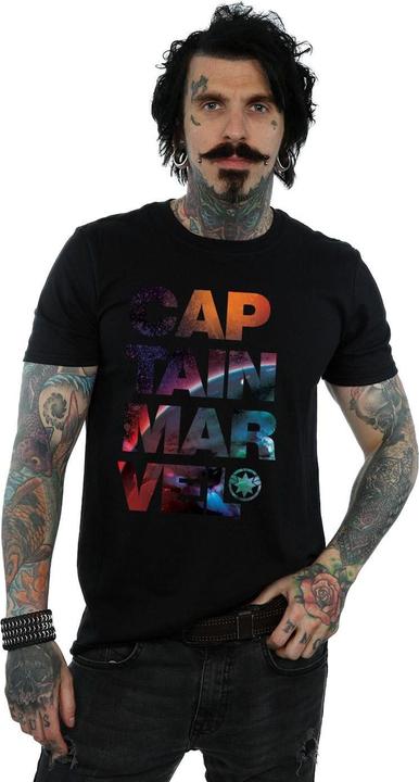 Immagine prodotto Captain Space Text Maglietta Uomo (S)
