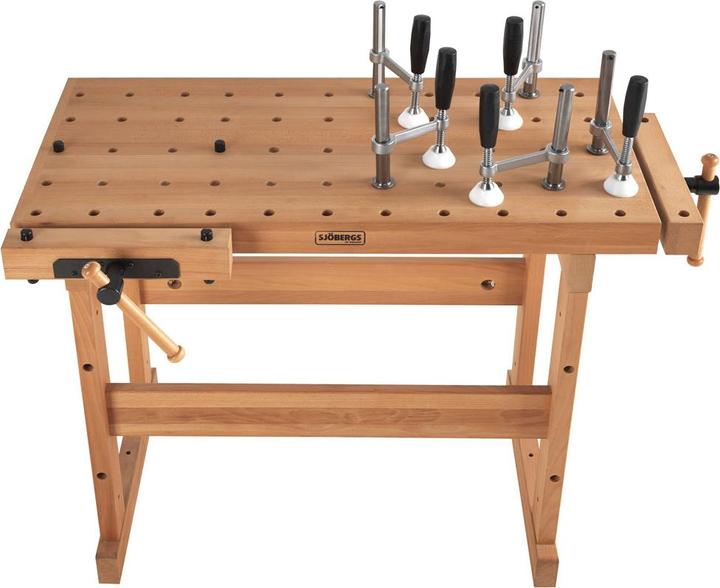 Image du produit Sjobergs Pince de serrage Sjbergs trou de serrage 19 mm pour Scandi Plus 1425 et 1825 banc de rabotage (19 mm)