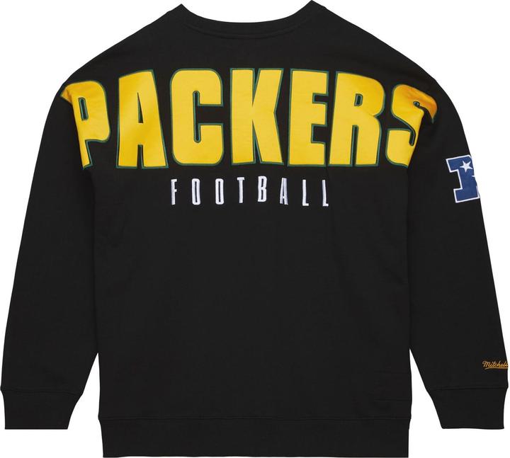 Actual product image Mitchell & Ness Green Bay Packers fleece jumper (L)