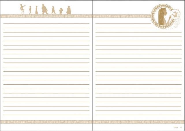 Actual product image Disney Film "Wish" foil embossing notebook (A5)