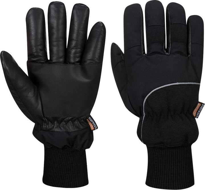 Actual product image Portwest Unisex Adult A751 Apacha Leather Cold Store Gloves (L)