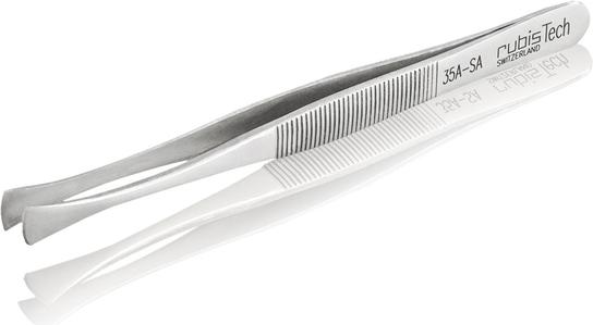Produktbild Rubis Pinzette mit runder Spitze, 12 cm, 35A