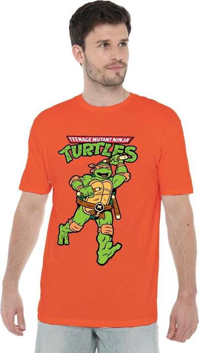 Immagine prodotto Teenage Mutant NT Maglietta Michelangelo Retrò Uomo (4XL)