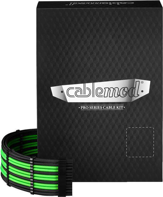 Actual product image CableMod C-Series Pro ModMesh Sleeved 12V-2x6 12VHPWR Dual StealthSense Cable Kit for Corsair RMi, R
