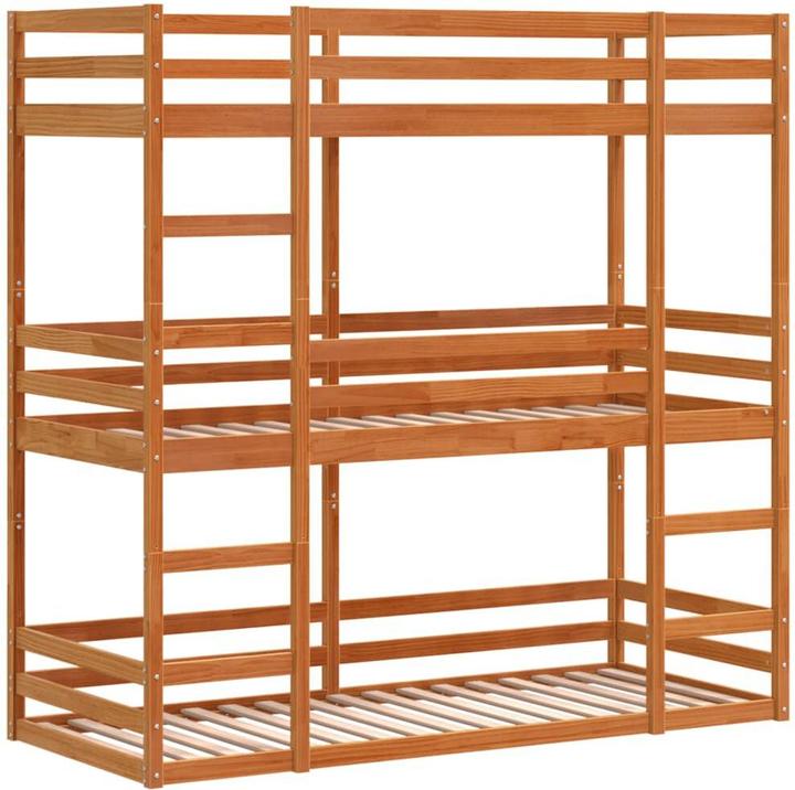 Produktbild VidaXL Dreifach-Etagenbett (90 x 190 cm)