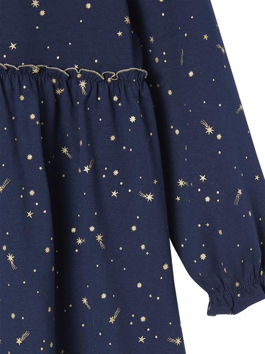 Actual product image Vertbaudet Festive girl's dress with shiny stars (140)
