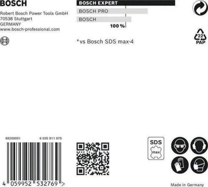 Produktbild Bosch Professional Zubehör EXPERT SDS max-8X Hammerbohrer, 12 x 400 x 540 mm (12 mm)