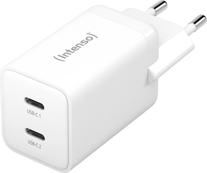 Intenso 2x USB-C GAN adapter white (40 W)