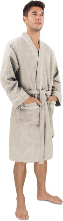 Actual product image Normani Mens Waffle Piqué Bali Dressing Gown (5XL)