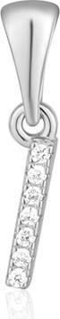 Image du produit JVD Pendentif en argent avec zircons lettre "I" SVLP0948XH2BI0I