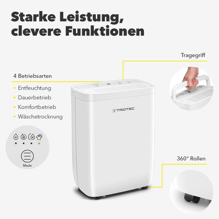 Produktbild Trotec Elektrischer Raumentfeuchter TTK 27 E (15 m², 12 l/24h)