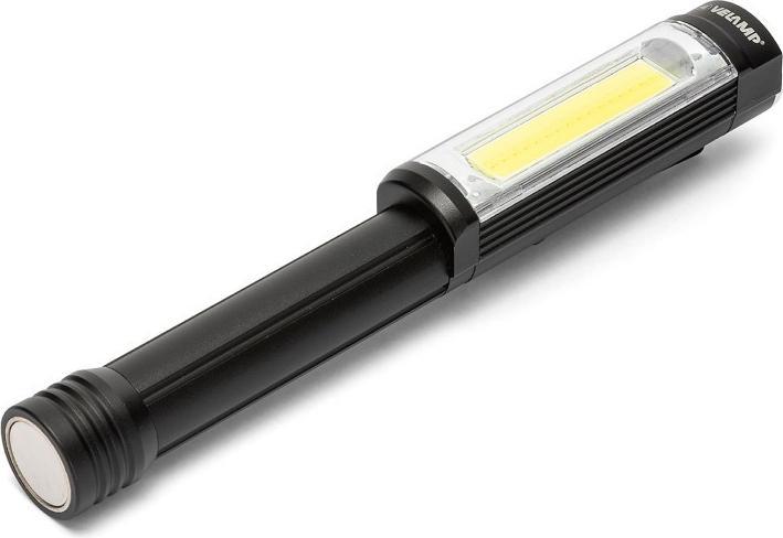 Immagine prodotto Velamp Torcia a LED IN256, con flash rosso, per situazioni di emergenza o per l'officina (3.30 cm, 400 lm)