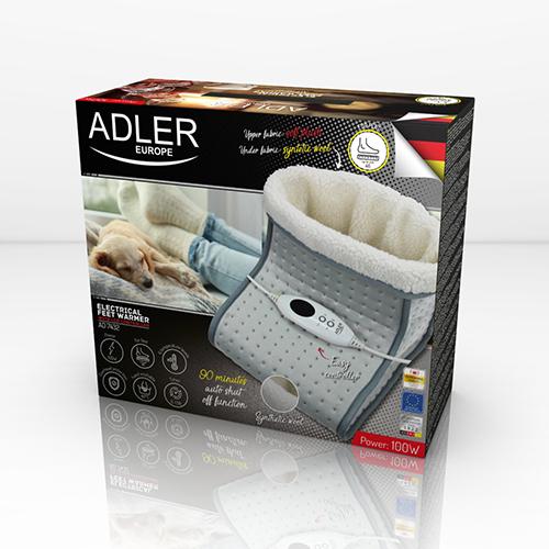 Actual product image Adler AD 7432 Electric Heated Blanket Electric Heated Throw, Plush, Synthetic Wool