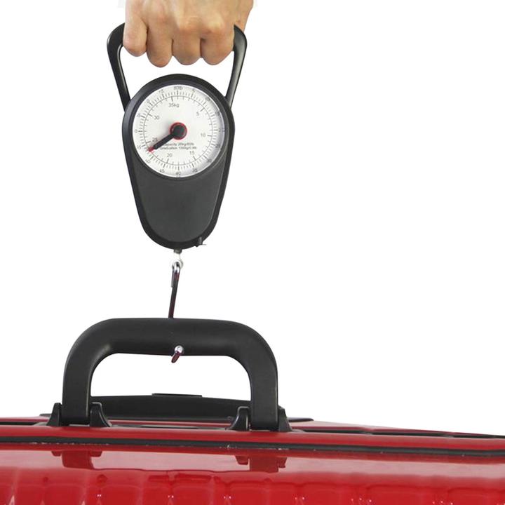 Image du produit Eaxus Balance de voyage analogique avec mètre ruban intégré (Pèses bagage)