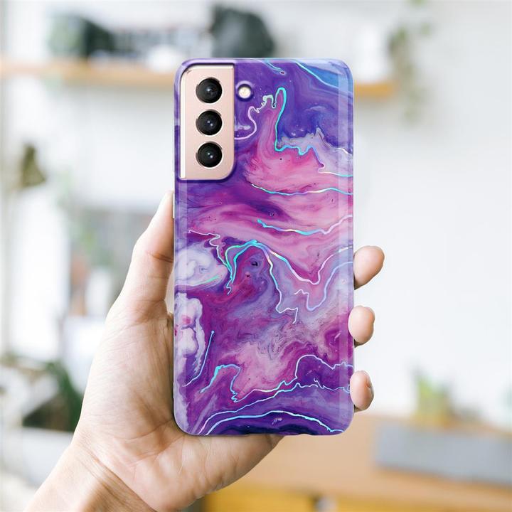 Actual product image Cadorabo IMD TPU Colorful Marble Cover (Samsung Galaxy S21 5G)