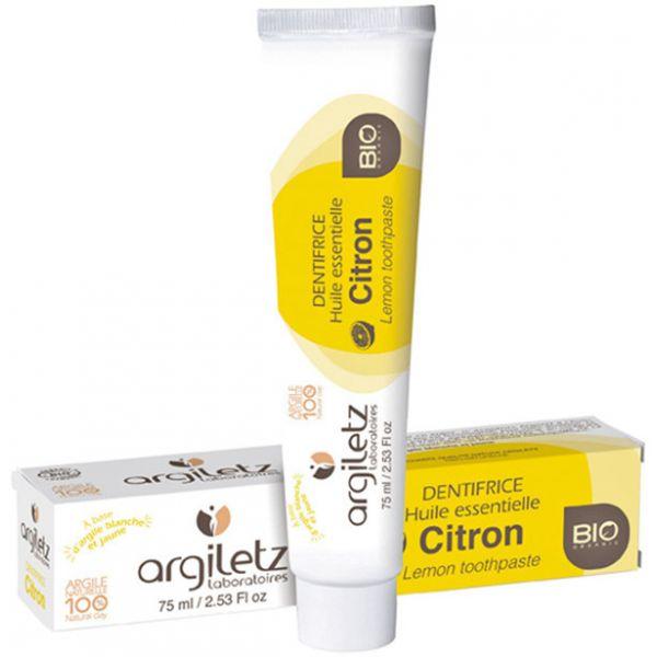 Actual product image Argiletz Toothpaste lemon organic (75 ml)