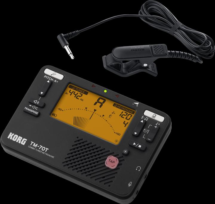 Actual product image Korg Tuner TM-70 Set Black, Features