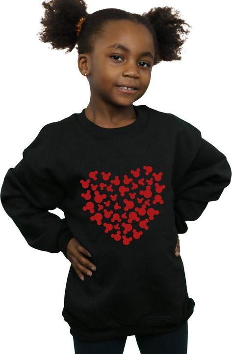 Immagine prodotto Disney Mickey Mouse Heart Silhouette Felpa Ragazze (116)