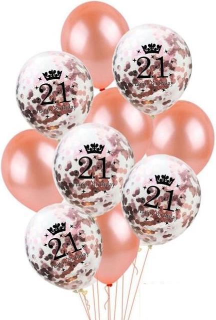 Actual product image MU Style Balloons 21st birthday