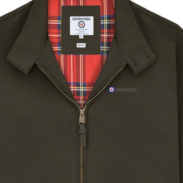 Actual product image Lambretta Mens Shower Resistant Harrington Jacket (M)